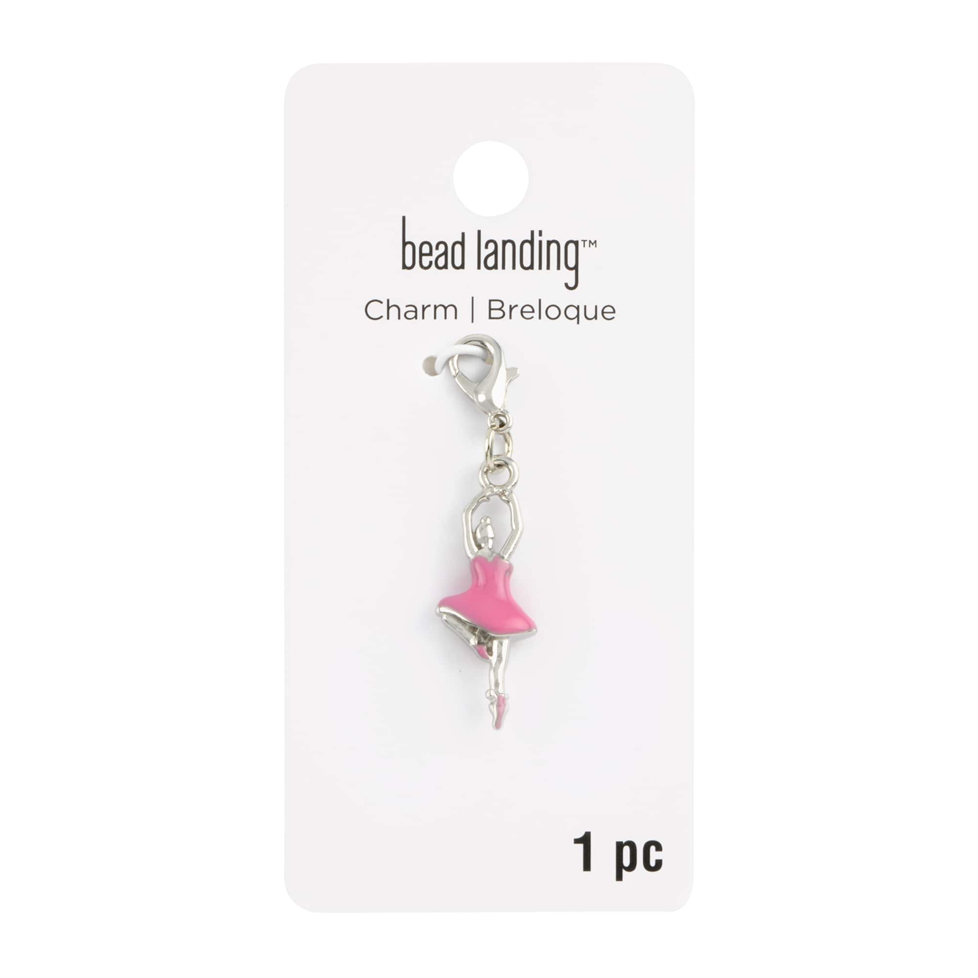 12 Pack: Ballerina Charm by Bead Landing™